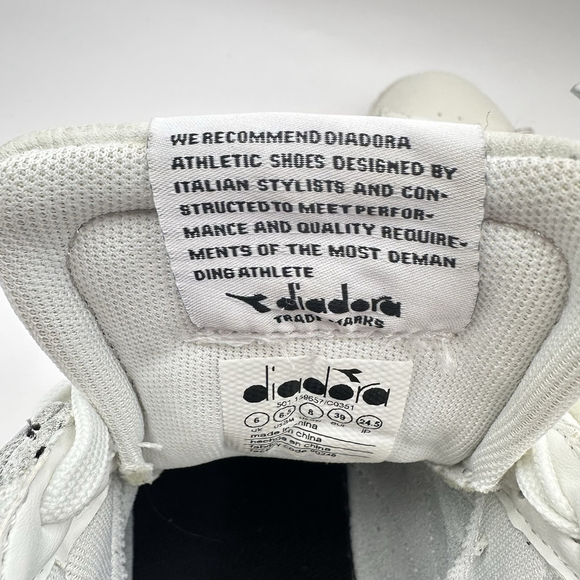Size 6.5 - Diadora Game High Top C0351 Mens - Picture 7 of 9